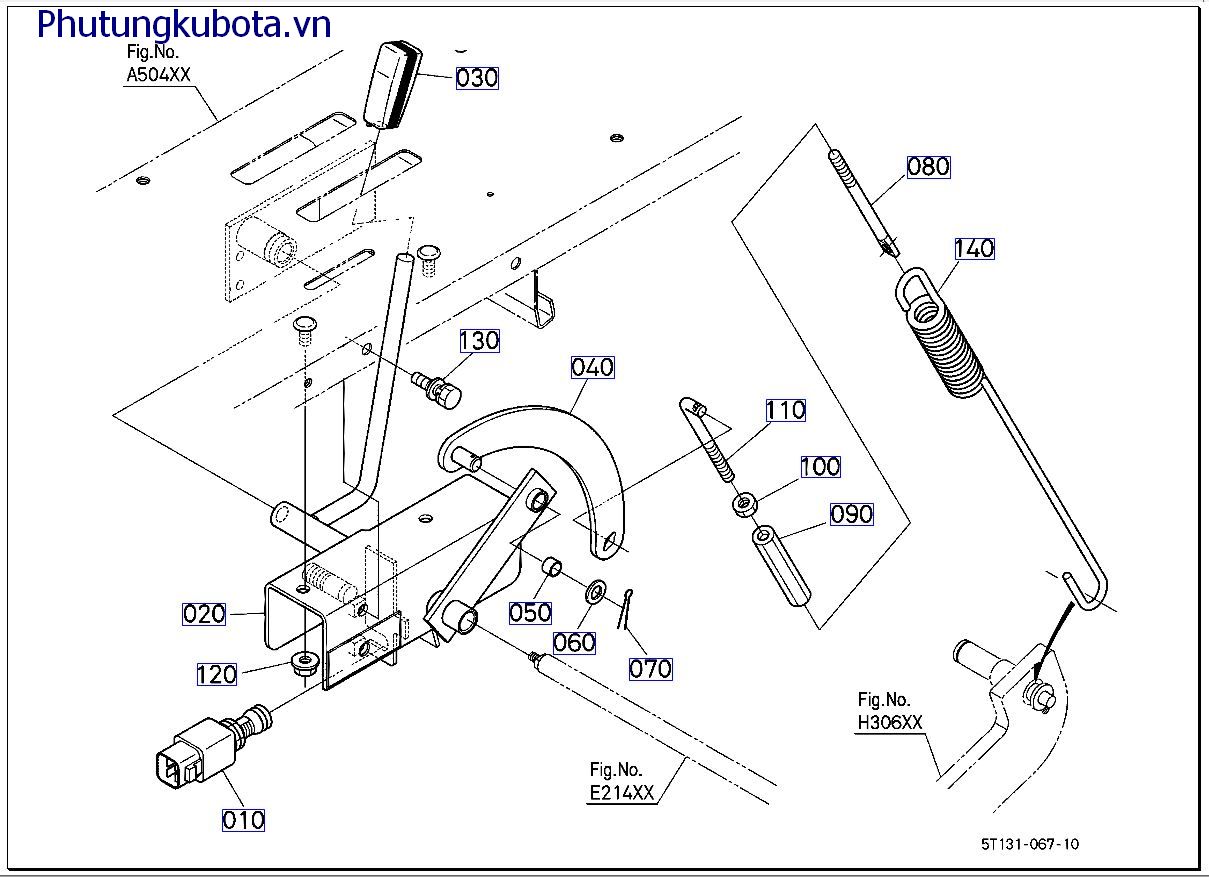 cần điều khiển ly hợp đập